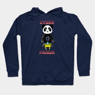 Cyber Panda: A High-Tech Creation Hoodie